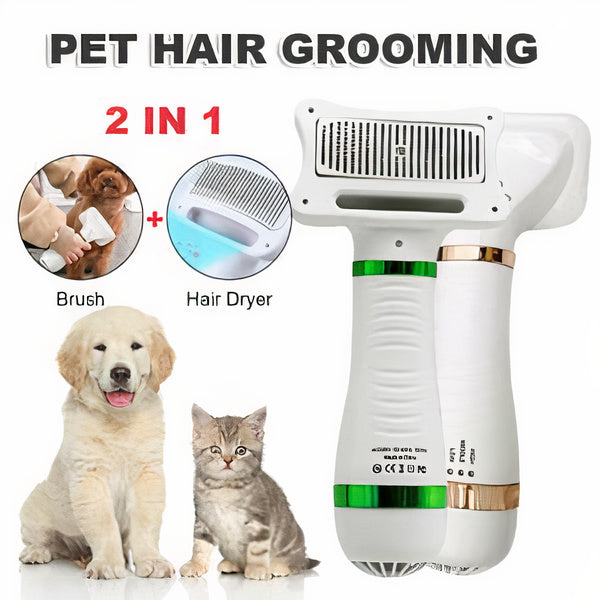 2-in-1 Groomer Dryer Brush For PETS - 50% OFF Today Only